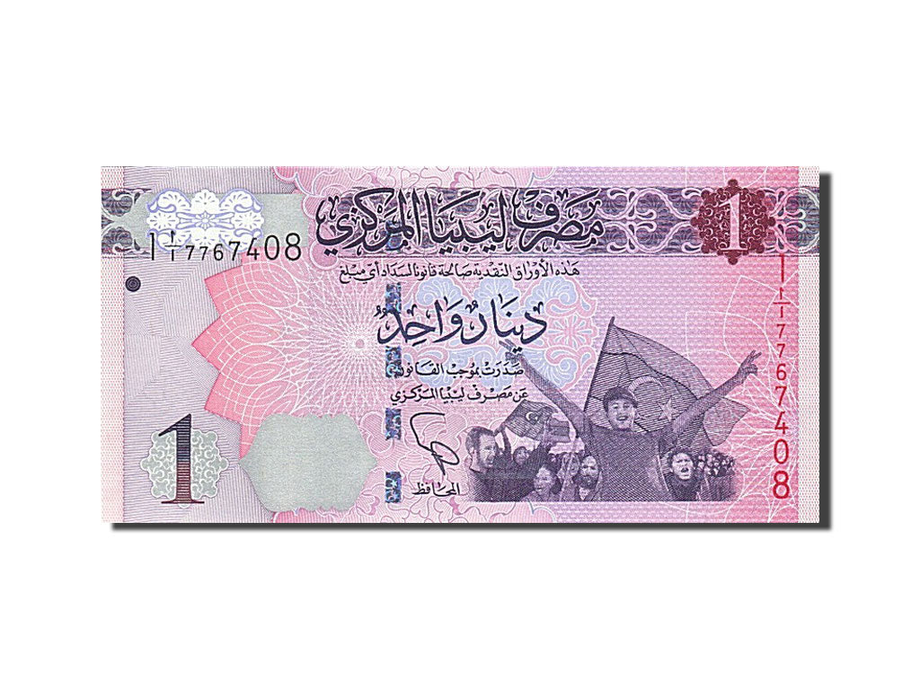 Libya, 1 Dinar, 2013, KM #76, UNC(63), 7767408