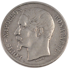 FRANCE, Napoléon III, 5 Francs, 1852, Paris, KM #773.1, EF(40-45), Silver, G...