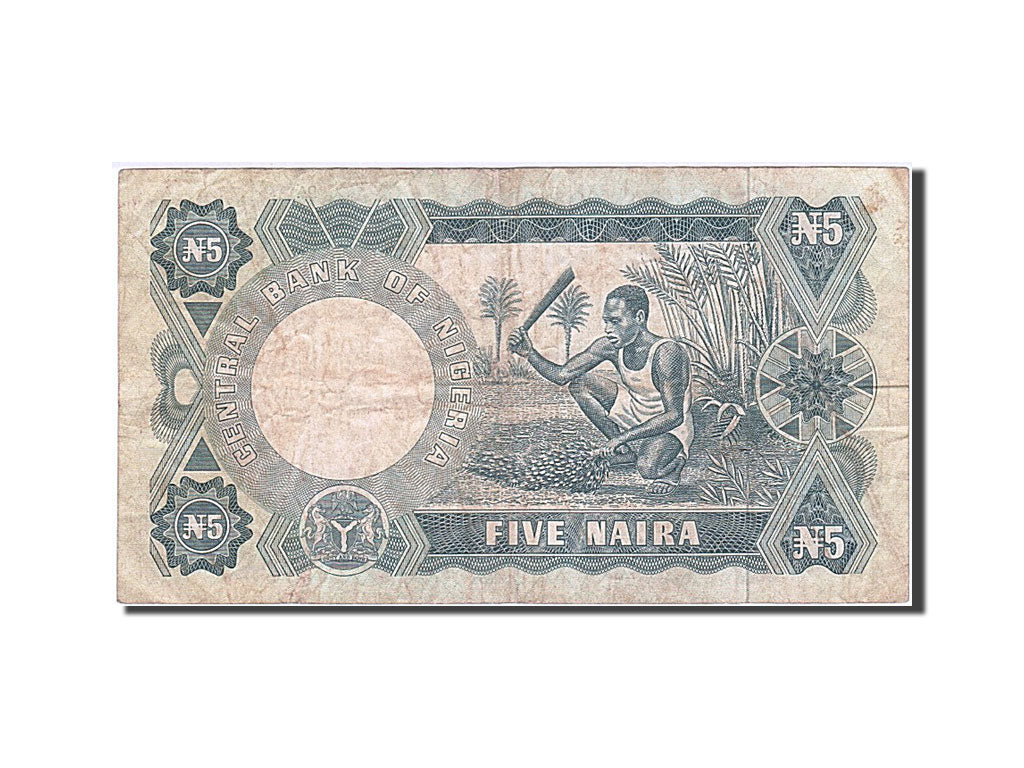 Nigéria, 5 Naira, type 1973-1977