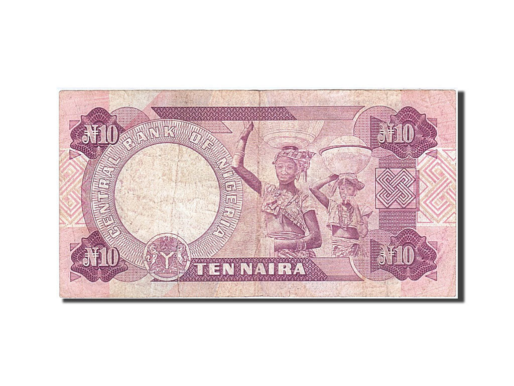 Banknote, Nigeria, 10 Naira, 1979, VF(20-25)