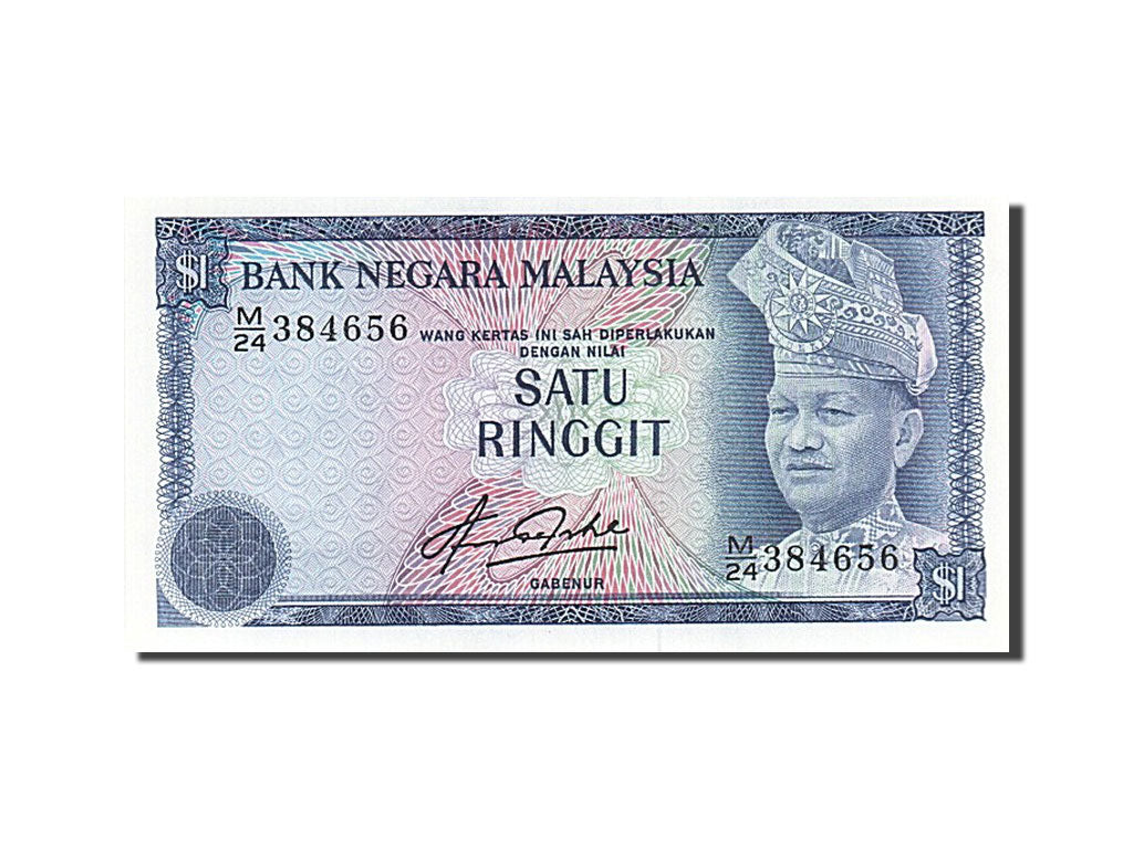 Billete, 1 Ringgit, 1976, Malasia, SC