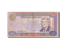 Biljet, Turkmenistan, 5000 Manat, 2000, B