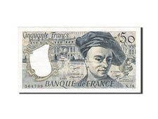 Biljet, Frankrijk, 50 Francs, 50 F 1976-1992 ''Quentin de La Tour'', 1980, TTB