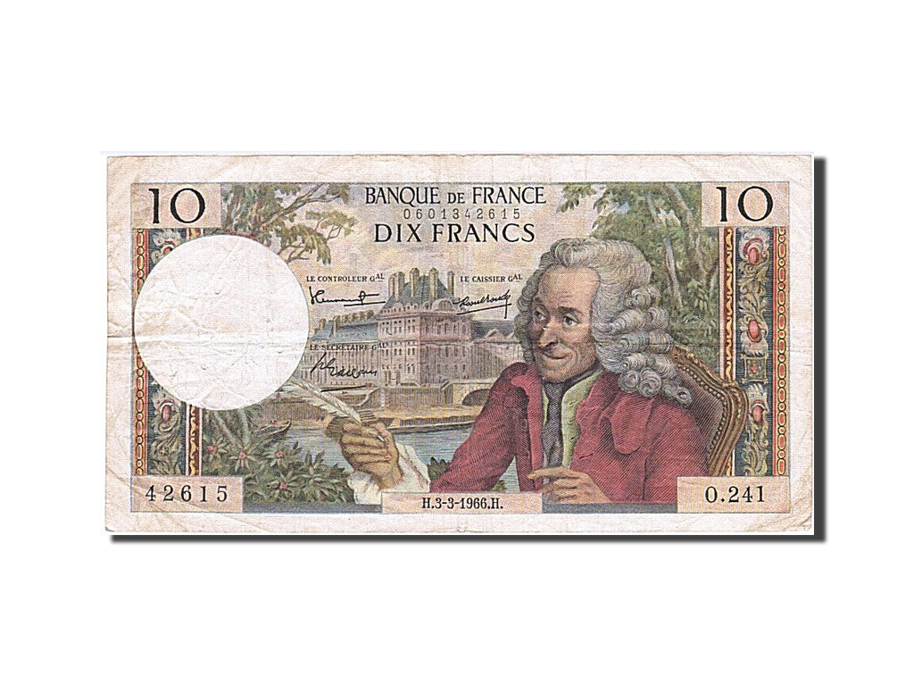 10 Francs, type Voltaire