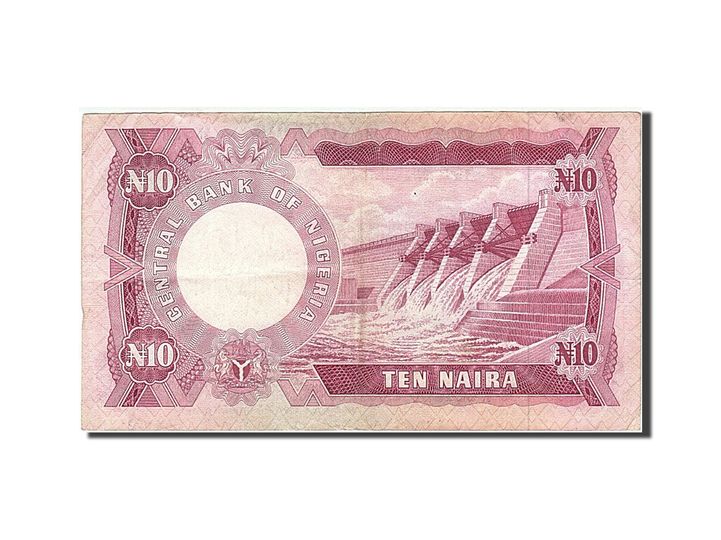 Nigeria, 10 Naira, 1973, KM #17b, VF(30-35), DC/51 524371