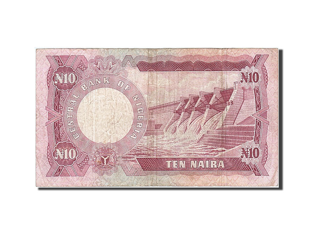 Nigeria, 10 Naira, 1973, KM #17b, VF(20-25), DC/41 077856