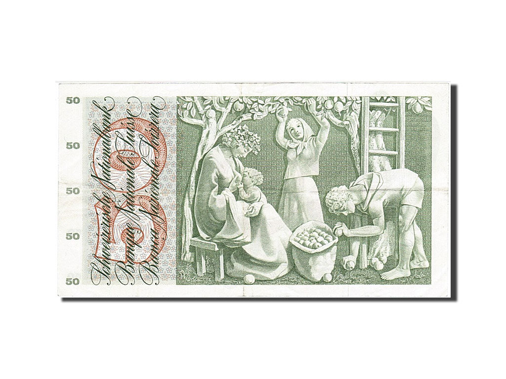 Banknote, Switzerland, 50 Franken, 1971, 1971-02-10, VF(20-25)
