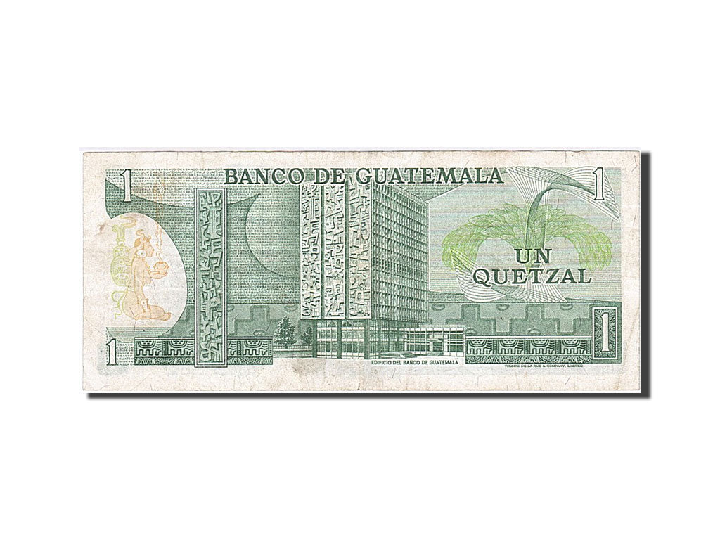 Guatemala, 1 Quetzal, 1981, KM #59c, 1981-01-07, EF(40-45), B 1442569 W