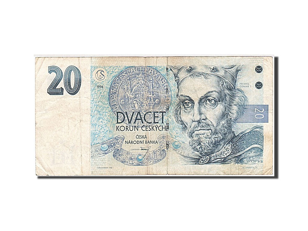 Czech Republic, 20 Korun, 1994, KM #10a, VF(20-25), A47 147911