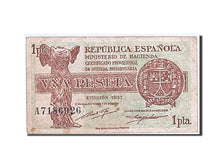 Banknote, Spain, 1 Peseta, 1937, VF(20-25)