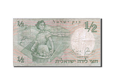 Israel, 1/2 Lira, 1958, KM #29a, VF(20-25), 627881