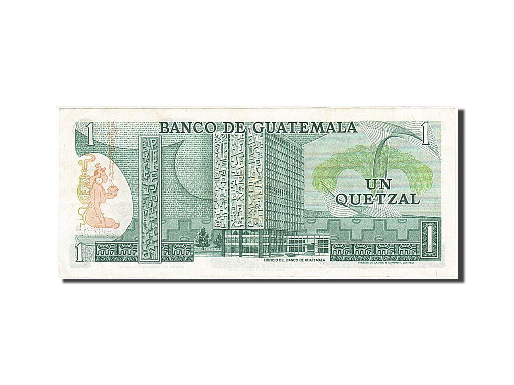 Guatemala, 1 Quetzal, 1975, KM #59b, 1975-01-03, EF(40-45), B 8650762 H