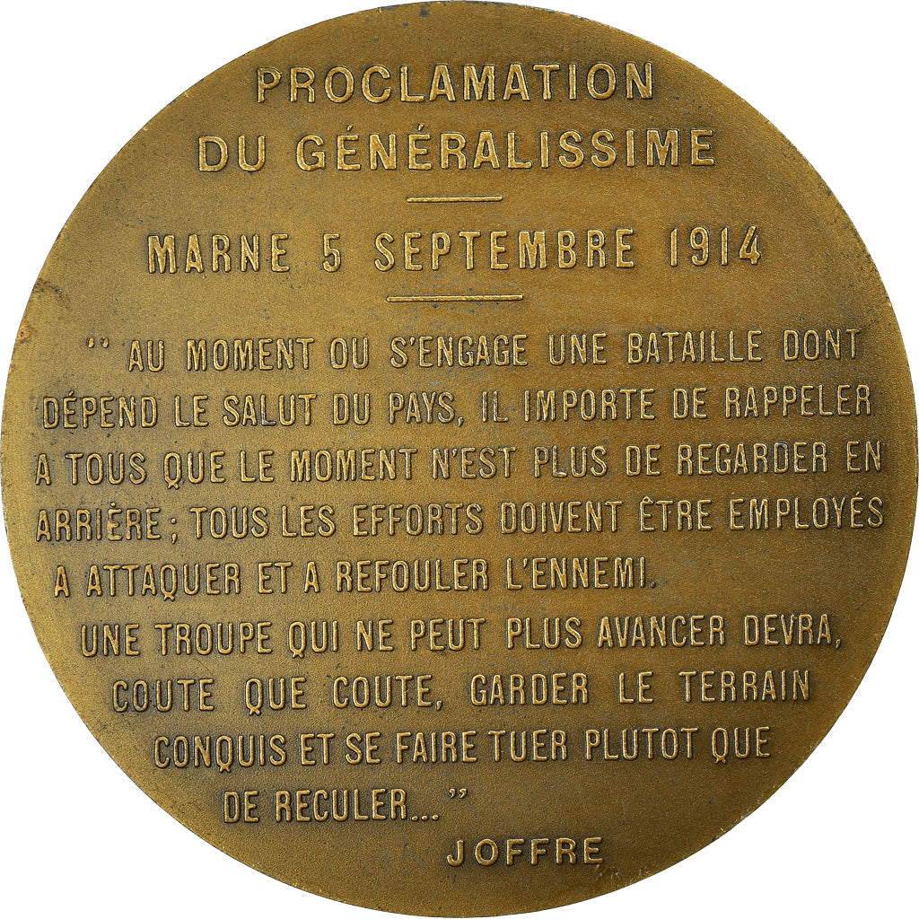 France, Medal, Joffre, Maréchal de France, History, Robert-Mérignac