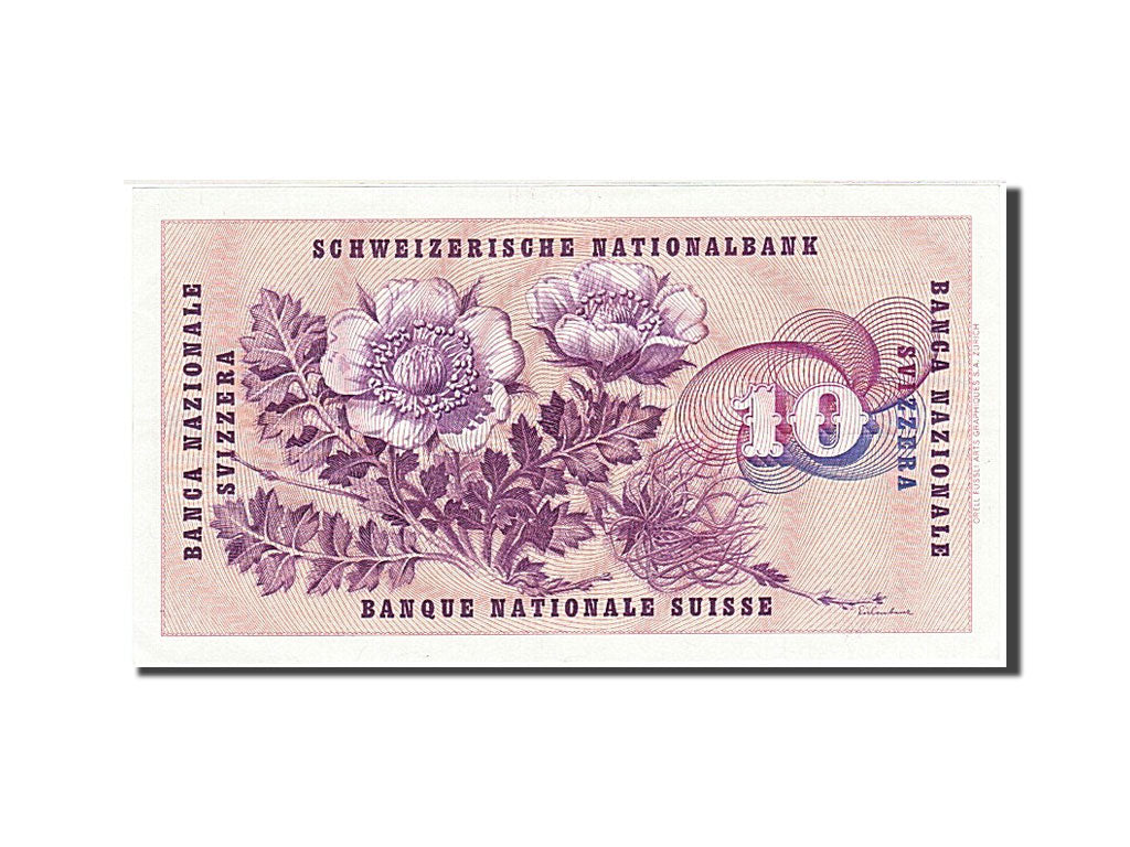 Banknote, Switzerland, 10 Franken, 1959, 1959-12-23, UNC(60-62)