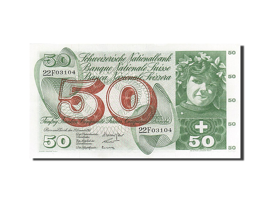 Banknote, Switzerland, 50 Franken, 1965, 1965-12-23, UNC(63)