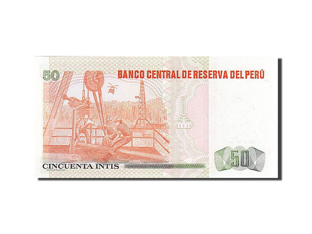Peru, 50 Intis, 1986, KM #131a, 1986-03-06, UNC(65-70), A 0370511J