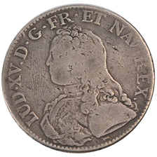 FRANCE, Écu aux branches d'olivier, ECU, 1733, Paris, KM #486.1, VF(20-25), ...