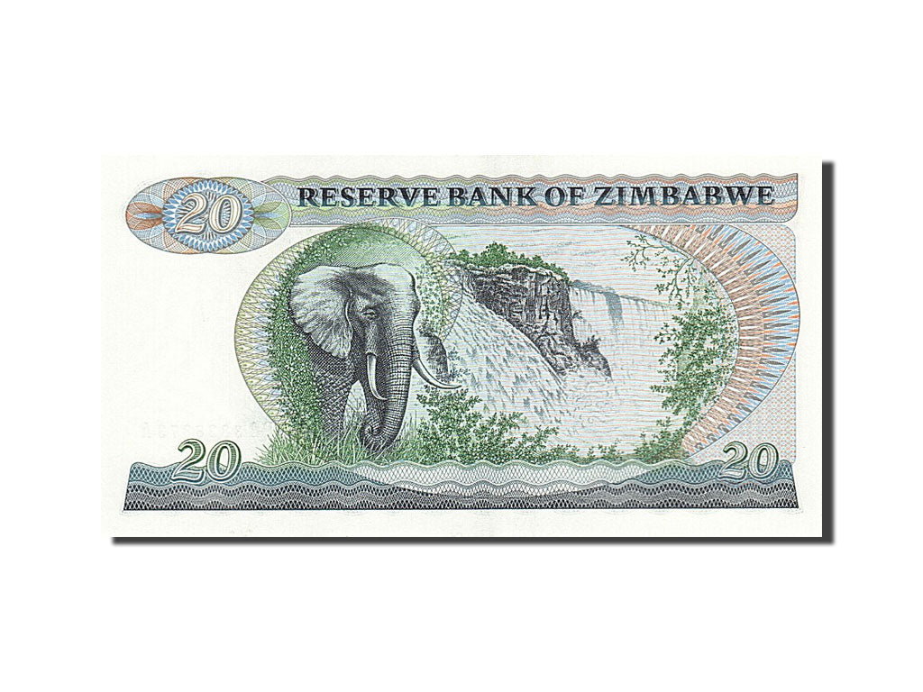 Zimbabwe, 20 Dollars, 1980, KM #4a, UNC(65-70), DA 3828873 A
