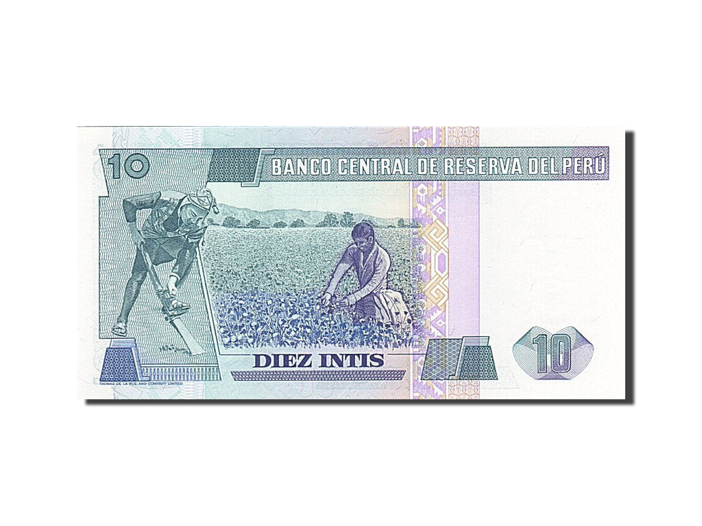 Peru, 10 Intis, 1985, KM #128, 1985-04-03, UNC(65-70), A 1988089 A