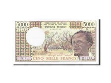 French Afars and Issas, 5000 Francs, 1975, KM #35, UNC(65-70), K.1