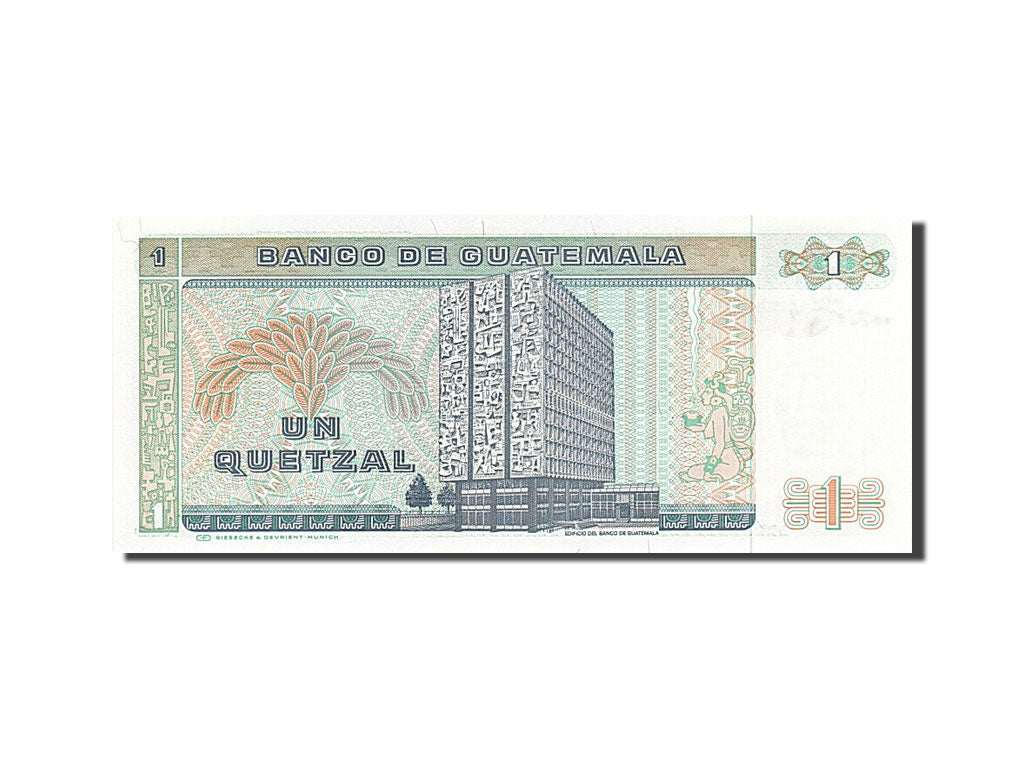 Banknote, Guatemala, 1 Quetzal, 1983, 1983-12-30, UNC(65-70)