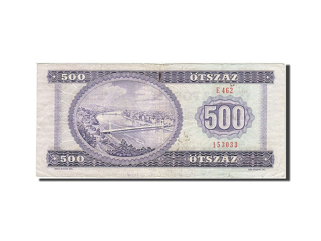 Hungary, 500 Forint, 1975, KM #172b, 1975-10-28, EF(40-45), E462 153033