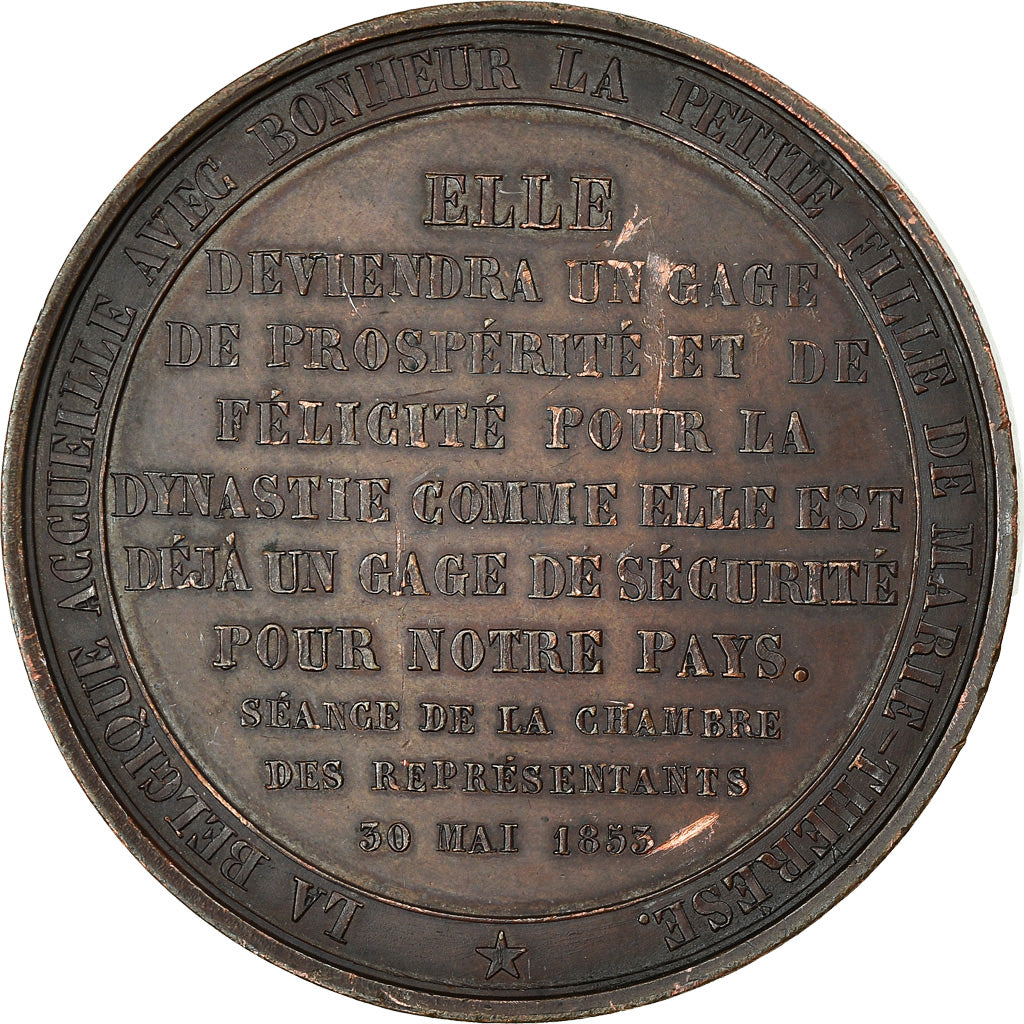 Belgium, Medal, Marie Henriette Anne d'Autriche, Duchesse de brabant, History