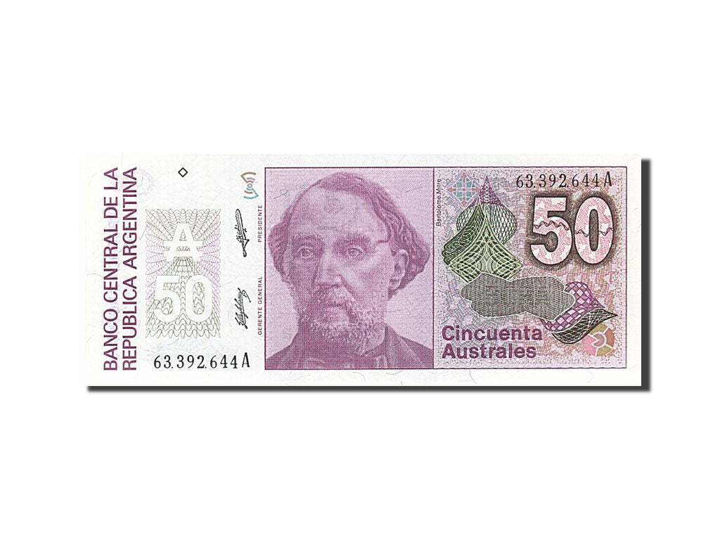 Banconote, Argentina, 50 Australes, 1986, SPL