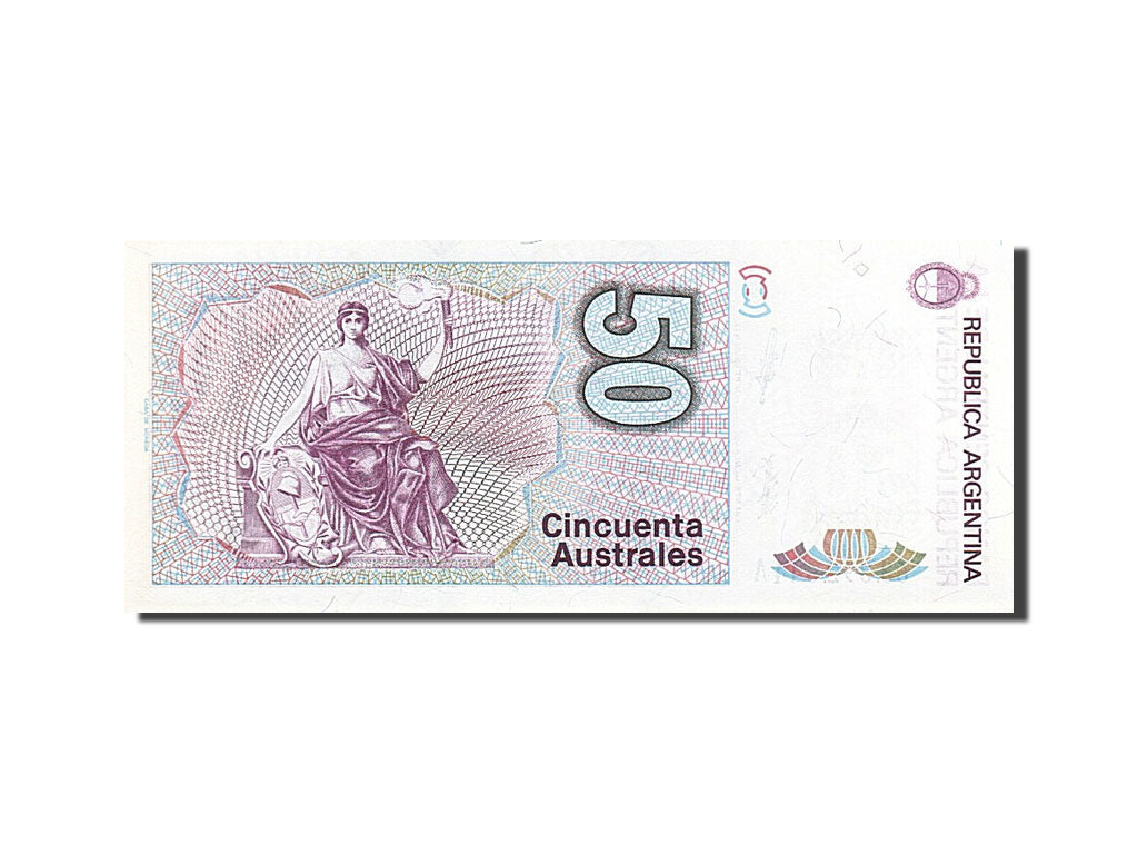 Banconote, Argentina, 50 Australes, 1986, SPL