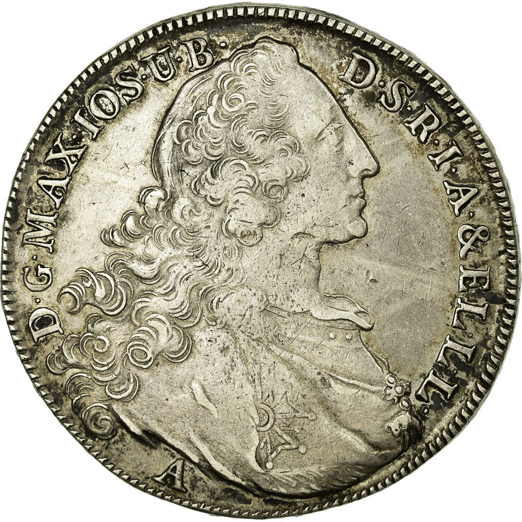 Coin, German States, BAVARIA, Maximilian III, Josef, Thaler, 1764, EF(40-45)