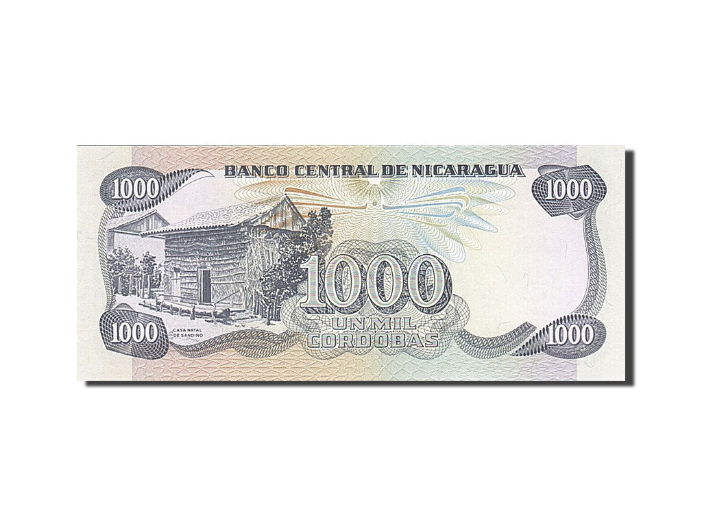 Banknote, Nicaragua, 1000 Cordobas, 1987, UNC(65-70)