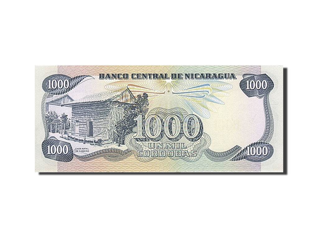Nicaragua, 1000 Córdobas, 1987, KM #145b, UNC(65-70), E 2442155