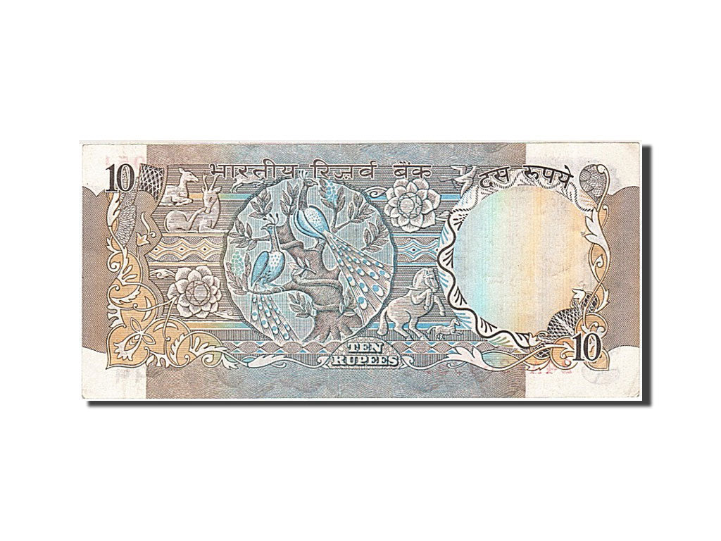 India, 10 Rupees, KM #81h, UNC(60-62), 24A 36495 J