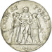 Moneta, Francia, Union et Force, 5 Francs, 1798, Perpignan, MB, Argento