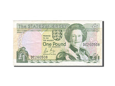Jersey, 1 Pound, 2000, KM #26a, EF(40-45), DC 260508