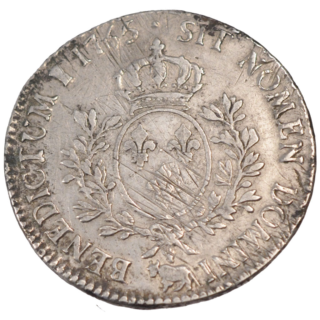 Moneta, Francia, Louis XV, Écu de Béarn au bandeau, Ecu, 1765, Pau, MB+