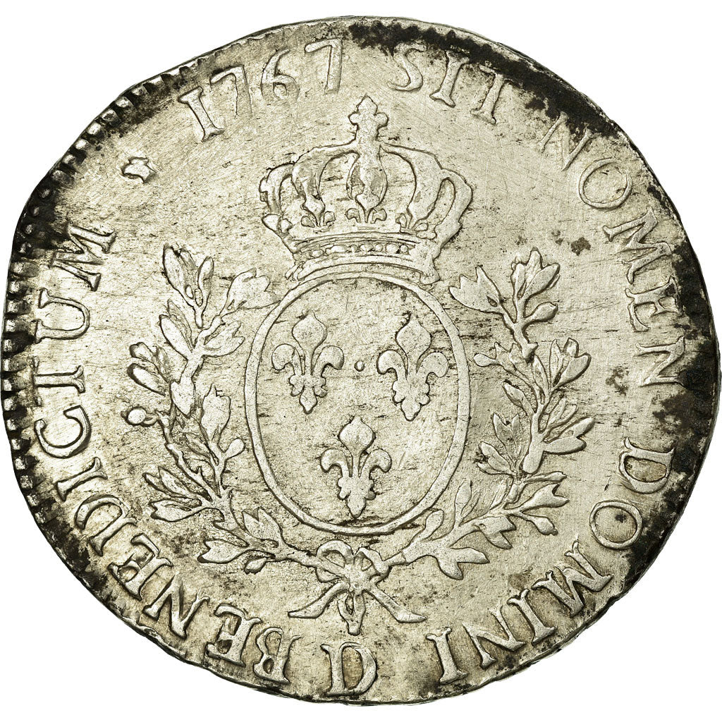 Coin, France, Louis XV, Écu au bandeau, Ecu, 1767, Lyon, VF(30-35), Silver