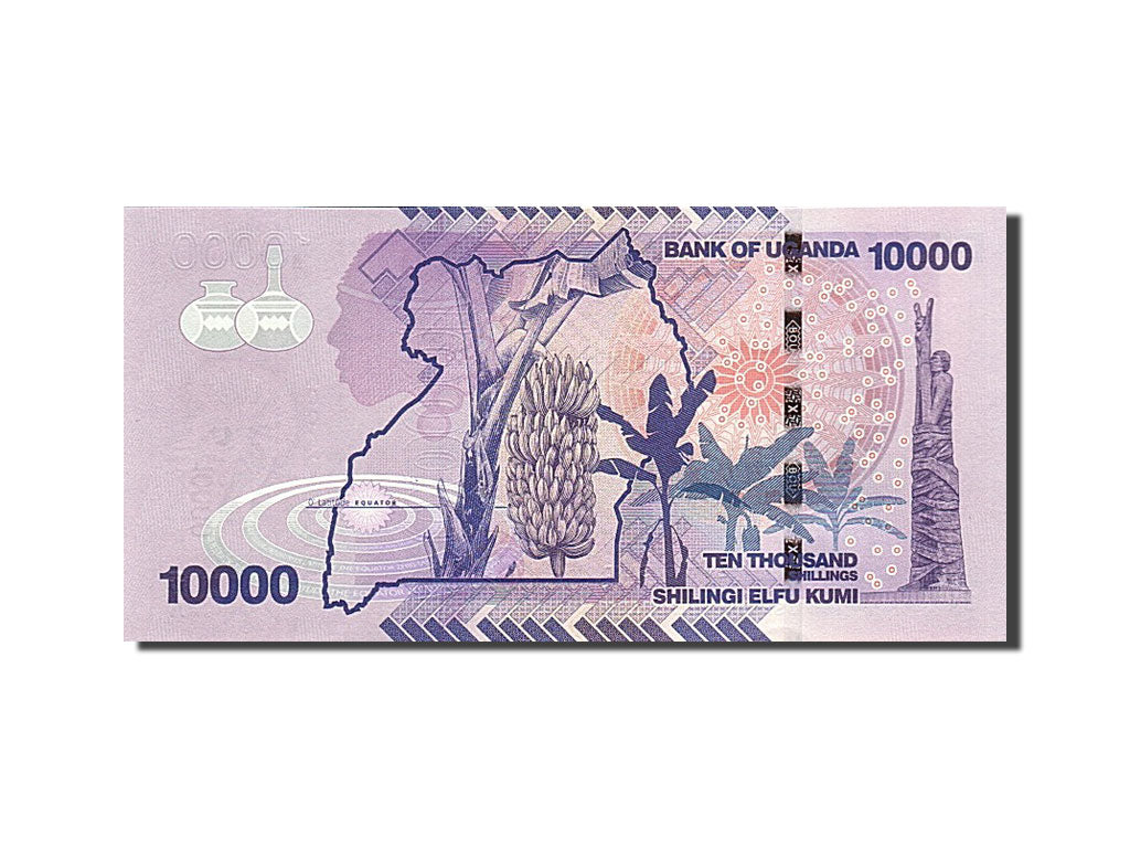 Uganda, 10,000 Shillings, 2010, KM #52a, UNC(65-70), AA 0040135