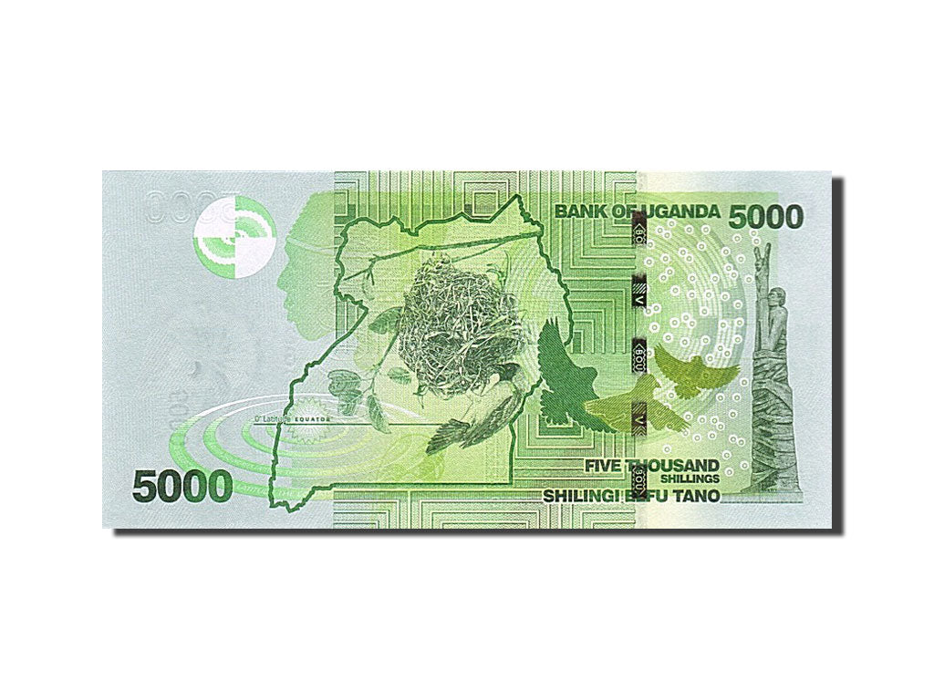 Uganda, 5000 Shillings, 2010, KM #51, UNC(65-70), AA 0028585