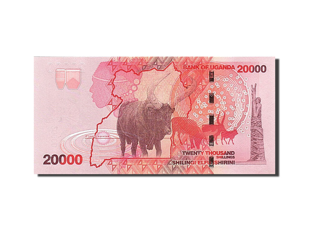 Banconote, Uganda, 20,000 Shillings, 2010, FDS