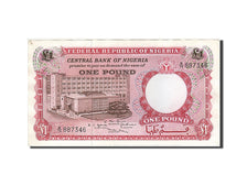 Banknote, Nigeria, 1 Pound, 1967, AU(50-53)