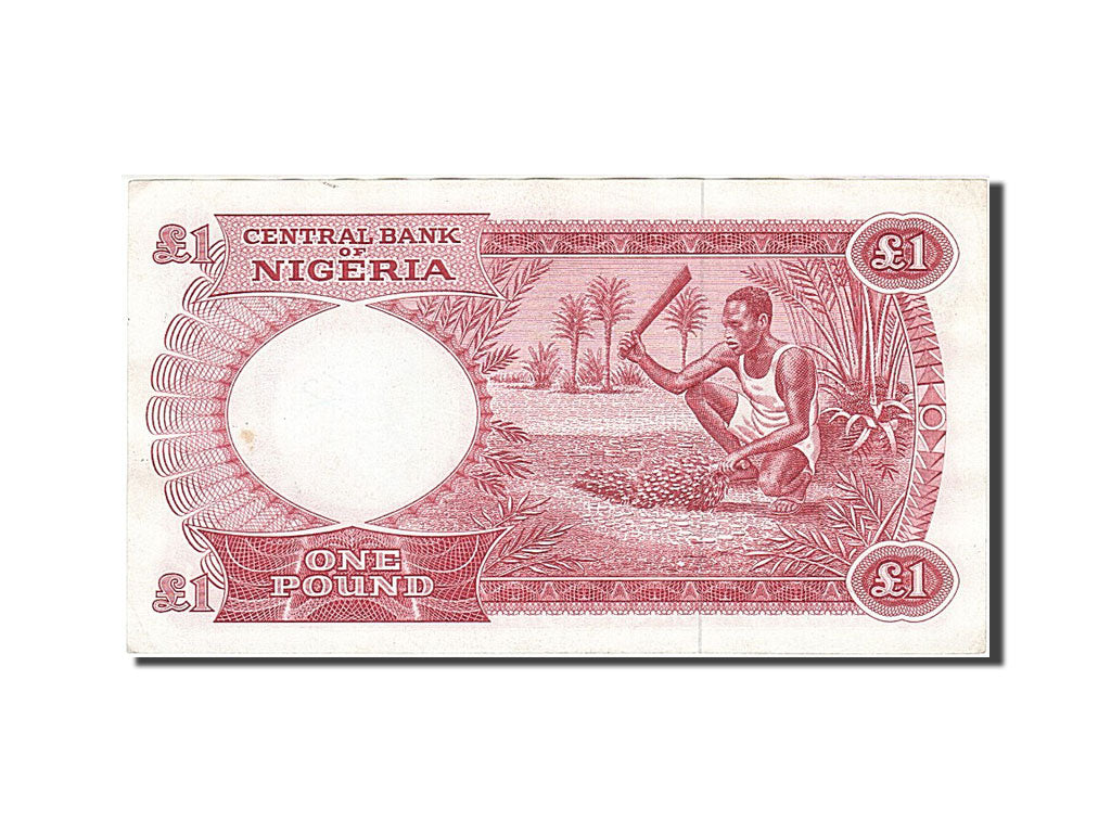 Banknote, Nigeria, 1 Pound, 1967, AU(50-53)