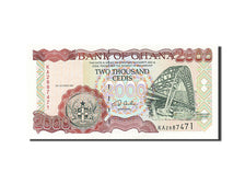 Ghana, 2000 Cedis, 2001, KM #33f, 2001-10-22, UNC(63), KA 2887471