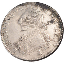 FRANCE, Écu aux branches d'olivier, ECU, 1785, Paris, KM #564.1, VF(20-25), ...