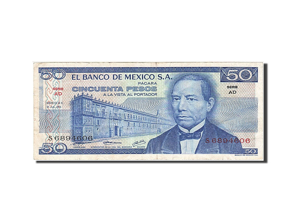 Messico, 50 Pesos, 1973, 1973-07-18, BB