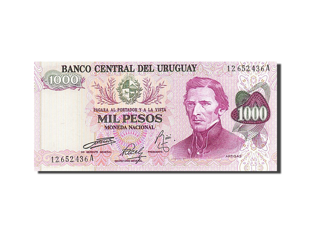 Banknote, Uruguay, 1000 Pesos, 1974, UNC(65-70)