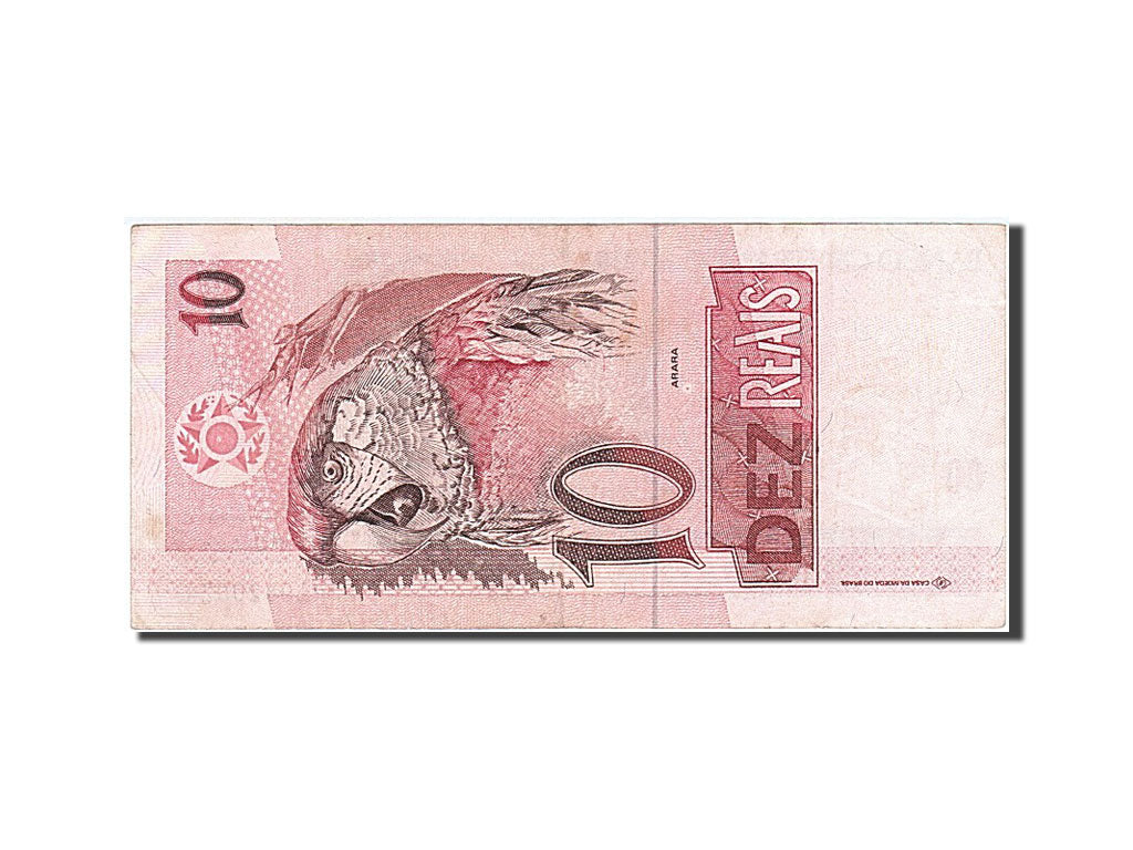 Geldschein, Brasilien, 10 Reais, 1997, SS+