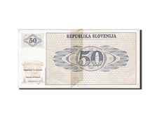 Slovenia, 50 (Tolarjev), 1990, KM #5a, F(12-15), AF 90471114