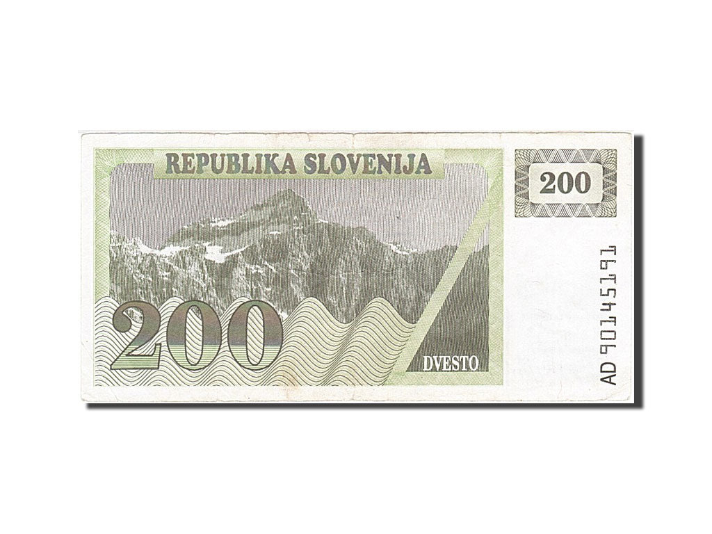 Slovenia, 200 (Tolarjev), 1990, KM #7a, EF(40-45), AD 90145191