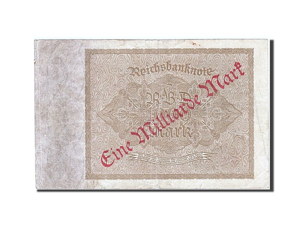 Banknote, Germany, 1 Milliarde Mark on 1000 Mark, 1922, VF(20-25)
